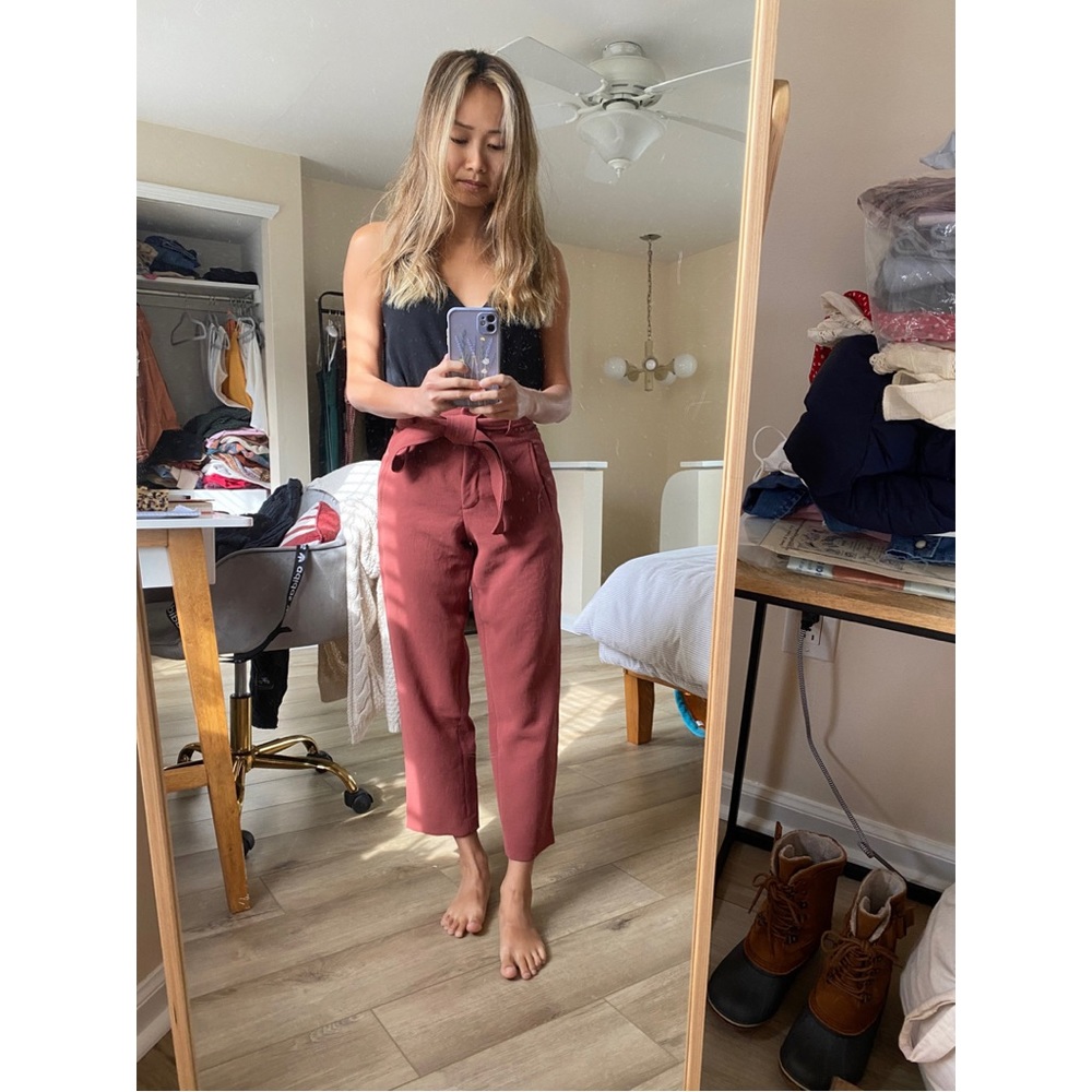 Aritzia Wilfred Tie-Front Pants